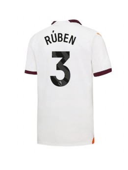 Manchester City Ruben Dias #3 Replika Borta Kläder 2023-24 Kortärmad